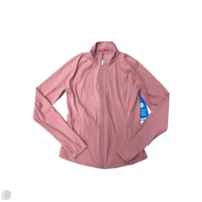 Athletic Jacket By Athleta In Pink, Size: M Concealed Zippers Casual Work Look