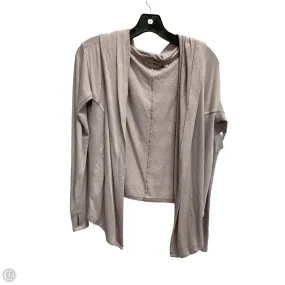 Athletic Jacket By Athleta In Purple, Size: S Non Chafing Neckline Heat Sealed Zippers