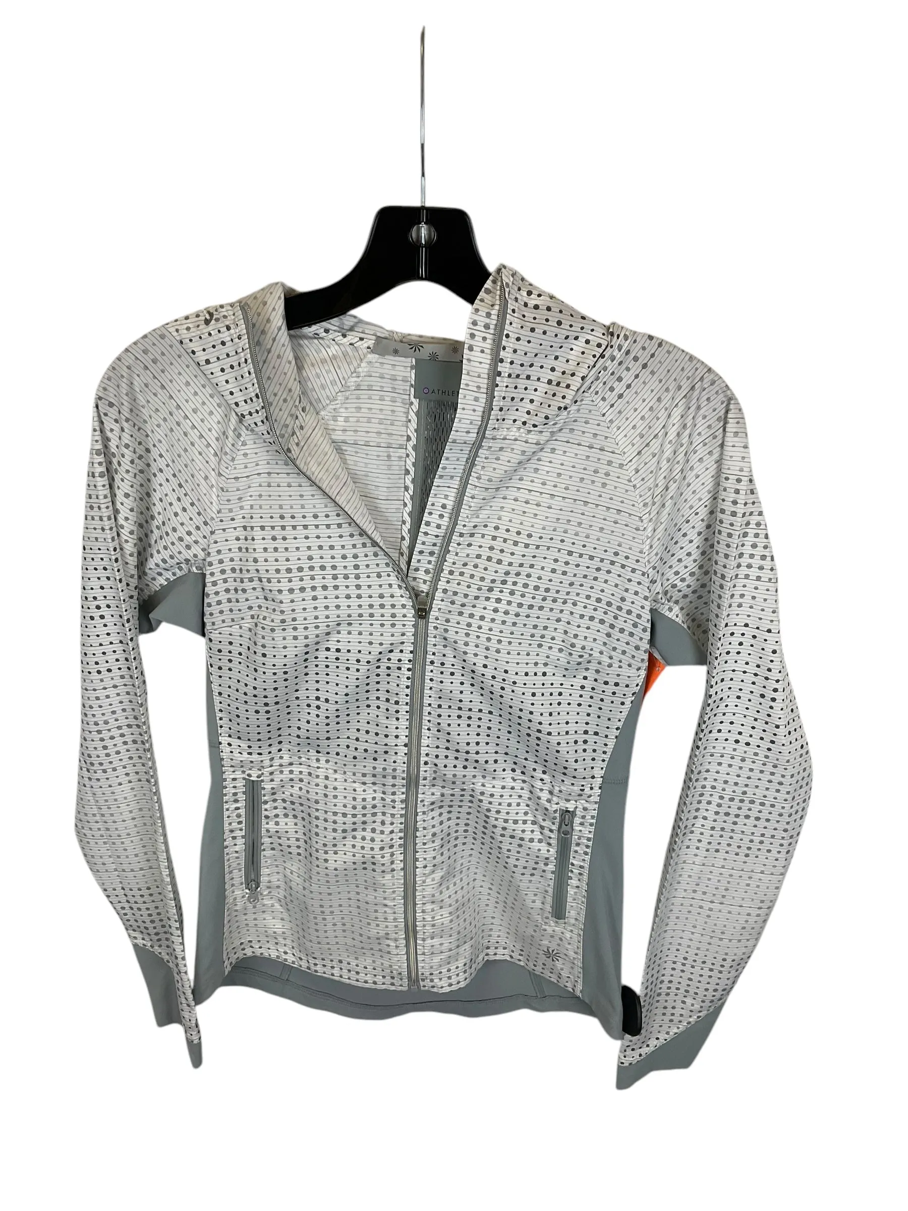 Anti Pilling Athletic Jacket By Athleta In White, Size: Xxs