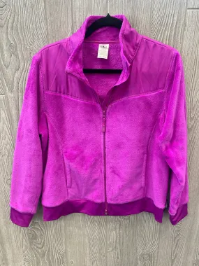 Athletic Jacket By Athletic Works In Purple, Size: L OdorControlTreatment