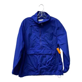 Flexible Knit Neutral Tones Athletic Jacket By Banana Republic In Blue, Size:S