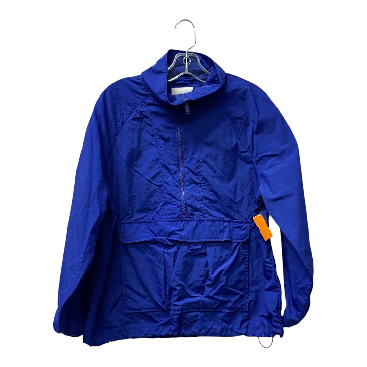 Flexible Knit Neutral Tones Athletic Jacket By Banana Republic In Blue, Size:S