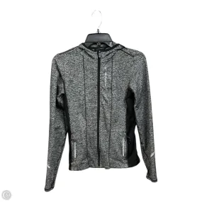 Athletic Jacket By Brooks In Black & Grey, Size: Xs Layered Protection