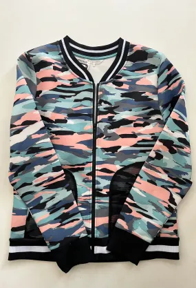 Athletic Jacket By C And C In Multi-colored, Size: Xl Cold Outfit Sleek Casual