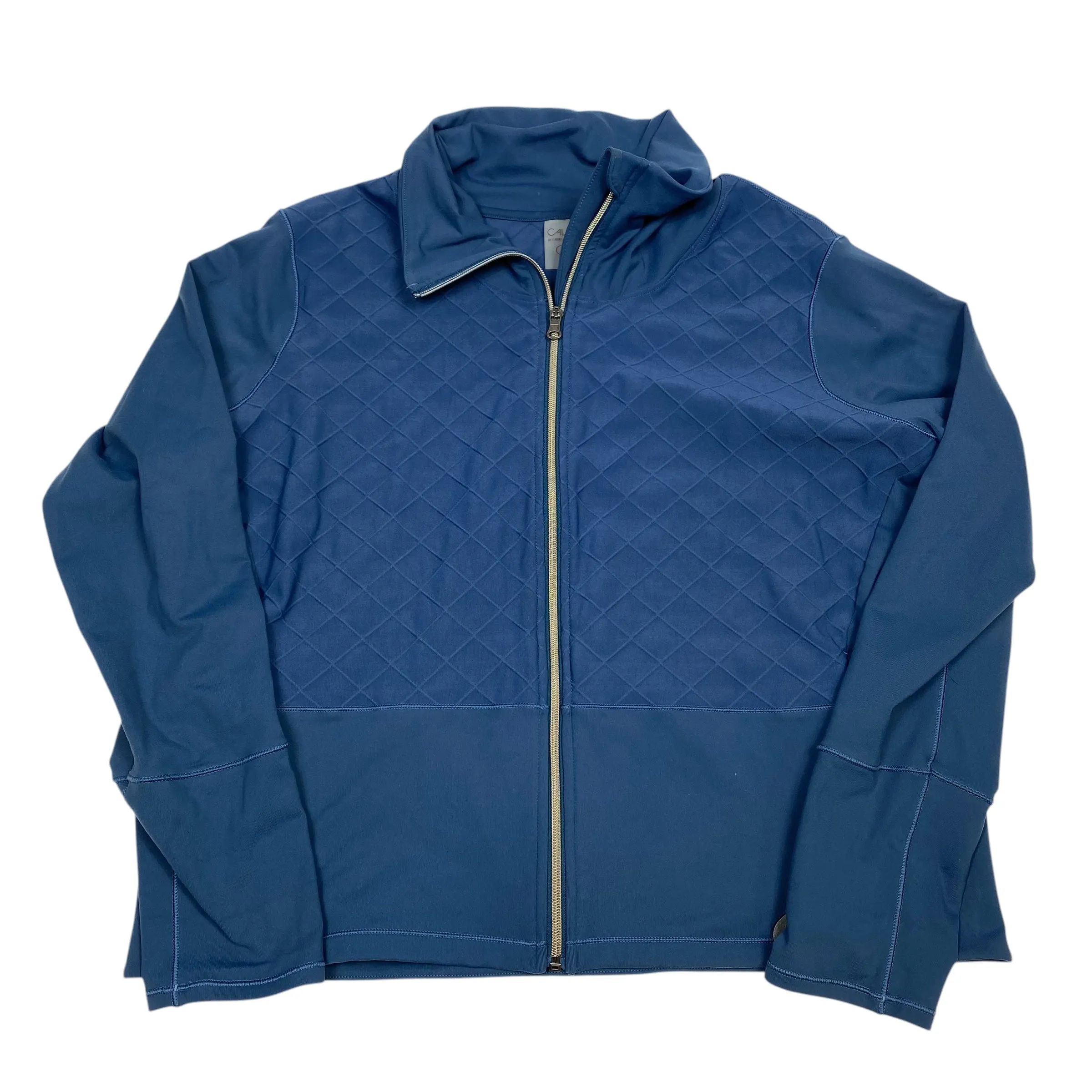 Daily Wear Jacket Athletic Jacket By Calia In Blue, Size: Xl