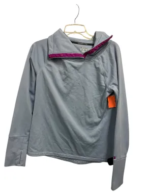 Breathable Layer Style Staple Athletic Jacket By Champion In Blue, Size: S