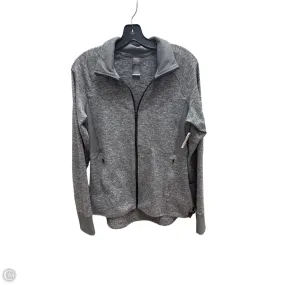 Comfy Street Piece Athletic Jacket By Champion In Grey, Size: L