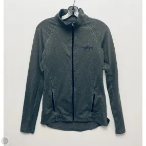 Athletic Jacket By Champion In Grey, Size: S Fire Retardant Treated Fabric