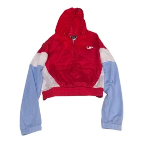 Athletic Jacket By Champion In Red, Size: S Windproof Insulated Coat Cool Season