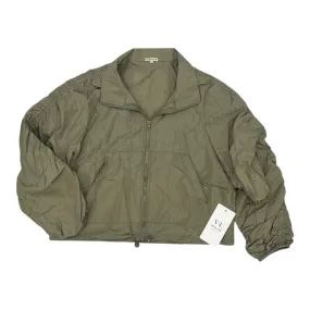Noise Reduced Fasteners Light Travel Piece Athletic Jacket By Clothes Mentor In Green, Size:L
