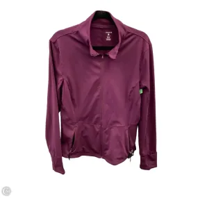 Weatherproof Zipper Seals Cold Season Athletic Jacket By Clothes Mentor In Purple, Size: Xl