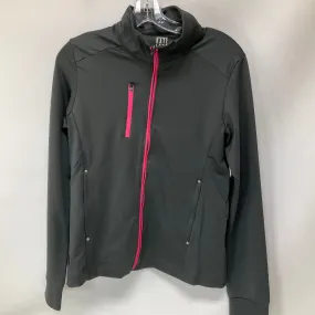 Athletic Jacket By Cmc In Grey, Size: M Adjustable Hem No Smell