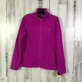 Athletic Jacket By Columbia In Purple, Size: L Notch Lapel AbrasionResistant Surface