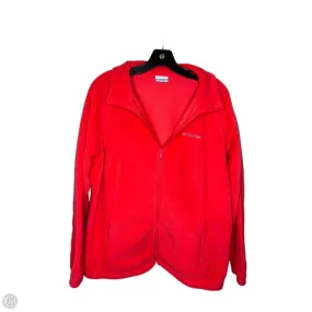 Ventilation System Athletic Jacket By Columbia In Red, Size: 1x