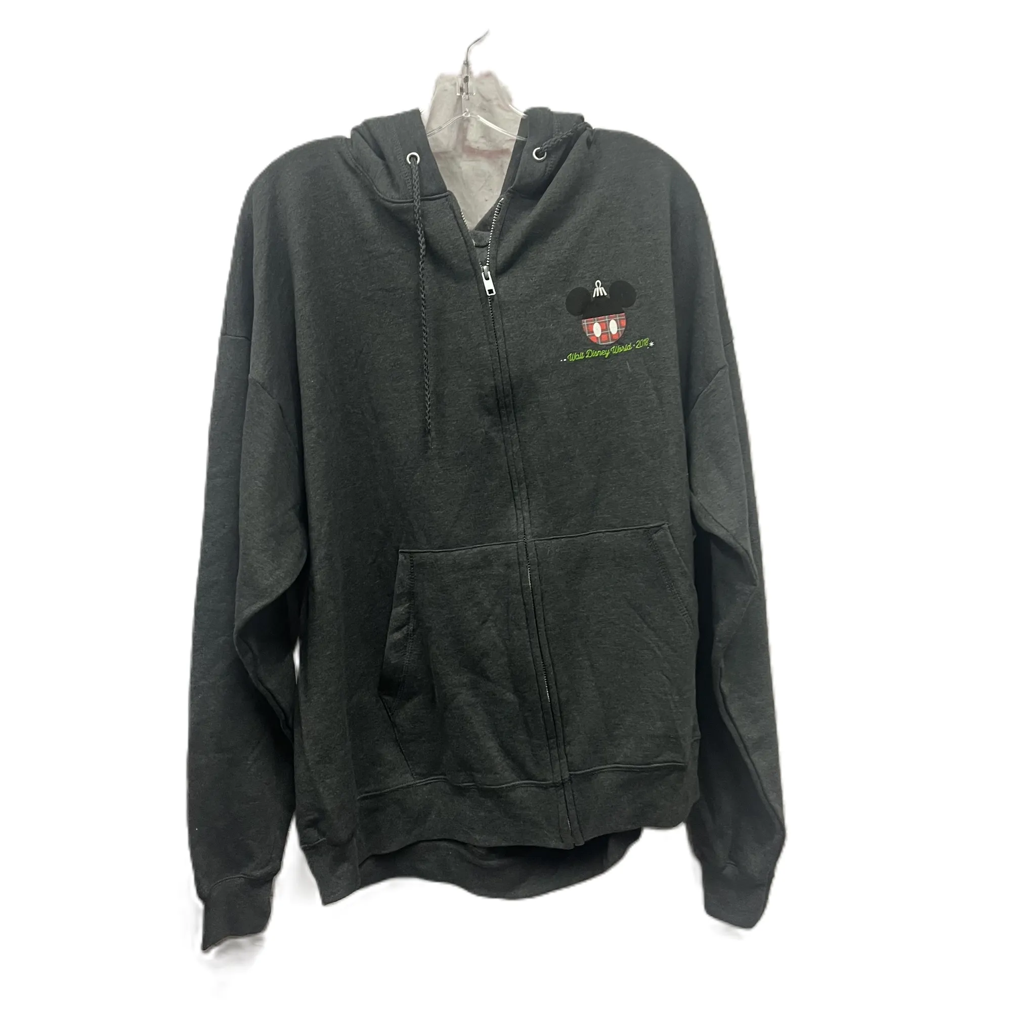 Athletic Jacket By Disney Store In Grey, Size: 2x Heat Reflective Layer Adjustable Fit Design