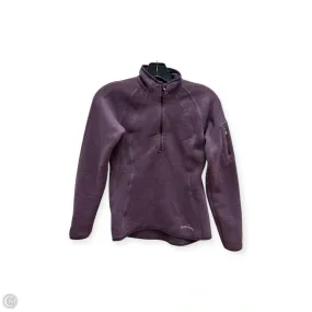 Timeless Fit Style Athletic Jacket By Eddie Bauer In Purple, Size: Xs