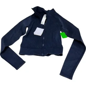 Anti Snag Fabric AirflowVents Athletic Jacket By Fabletics In Blue, Size: Xs