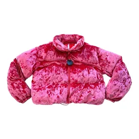 ElasticWaistband Basic Fit Athletic Jacket By Fabletics In Red, Size: S