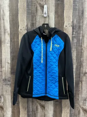 Athletic Jacket By Fila In Black, Size: M Warmth Retention Technology