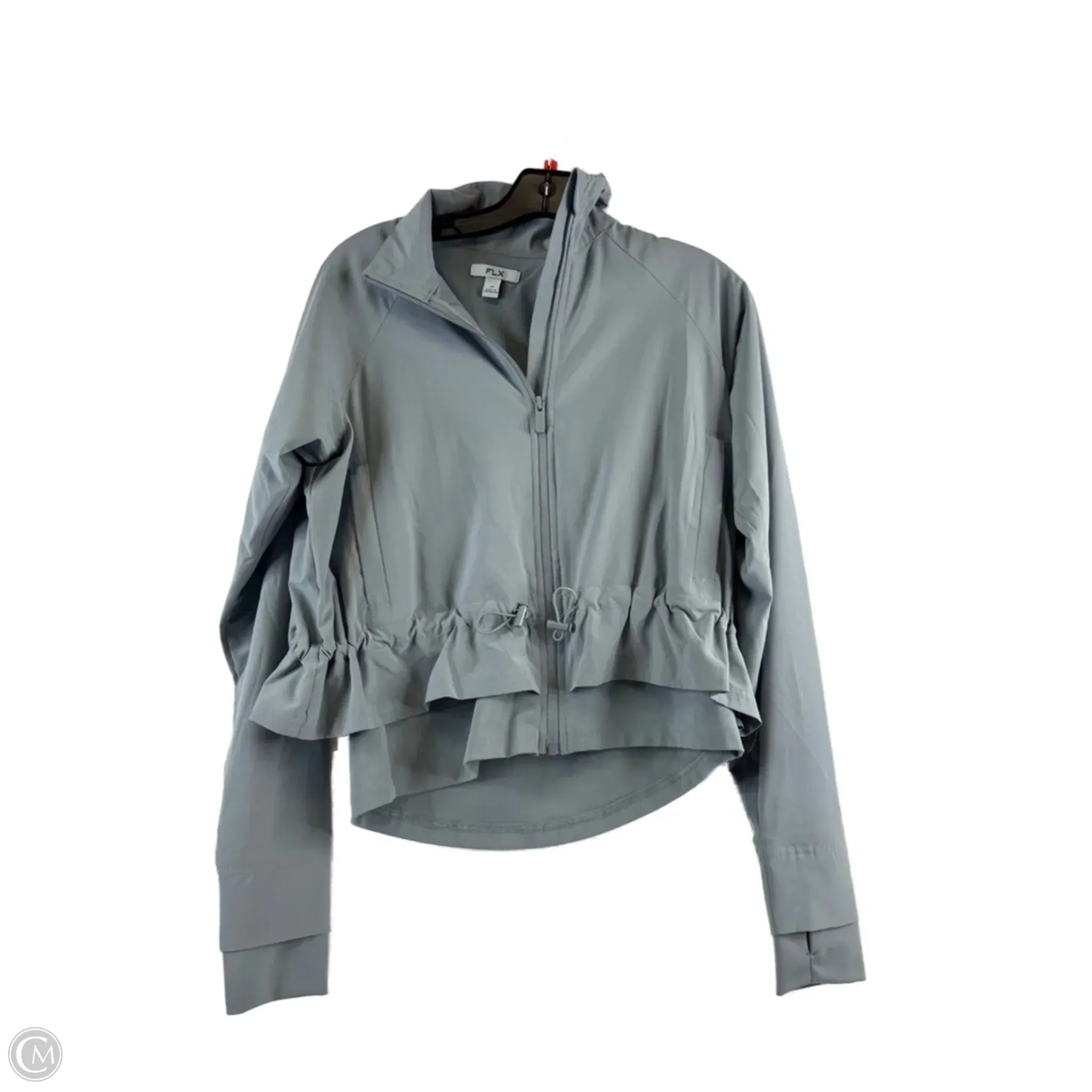 Mild Weather Layer Outdoor Look Athletic Jacket By Flx In Green, Size: Xs