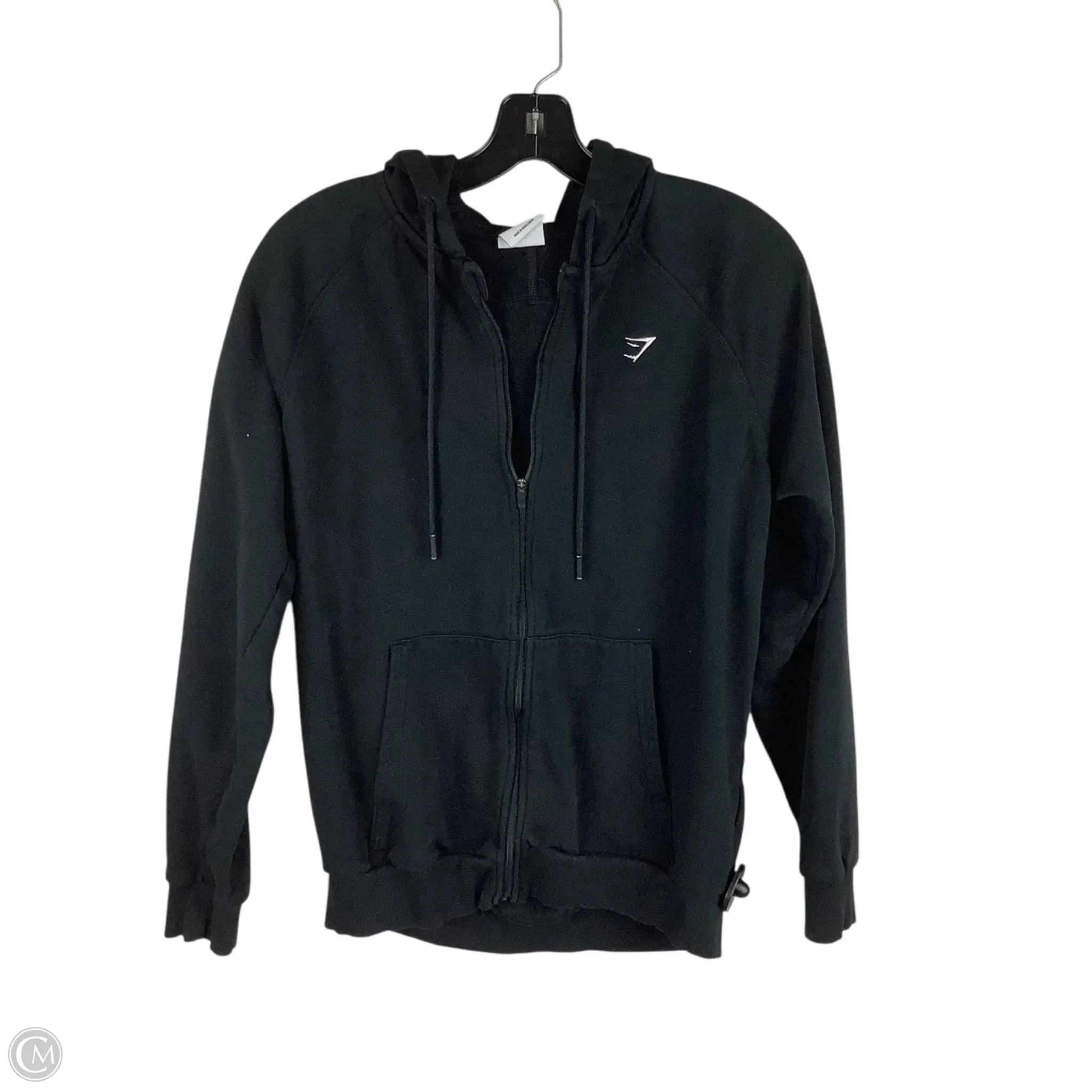 Fashion Event Athletic Jacket By Gym Shark In Black, Size: M