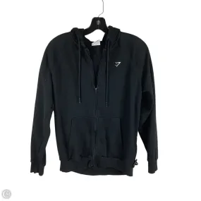 Fashion Event Athletic Jacket By Gym Shark In Black, Size: M