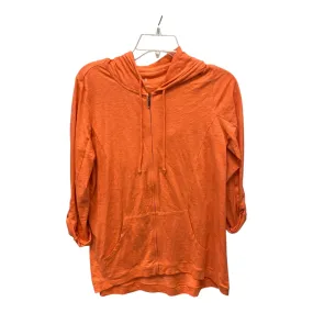 Recycled Polyester Blend Athletic Jacket By J. Jill In Orange, Size:S