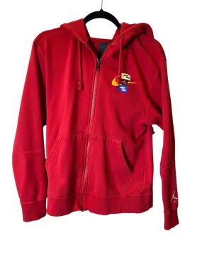 Breathable Outer Shell Athletic Jacket By Jordan In Red, Size: S