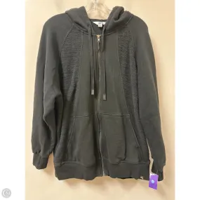 Full Length Zipper On The Go Athletic Jacket By Joy Lab In Black, Size: M