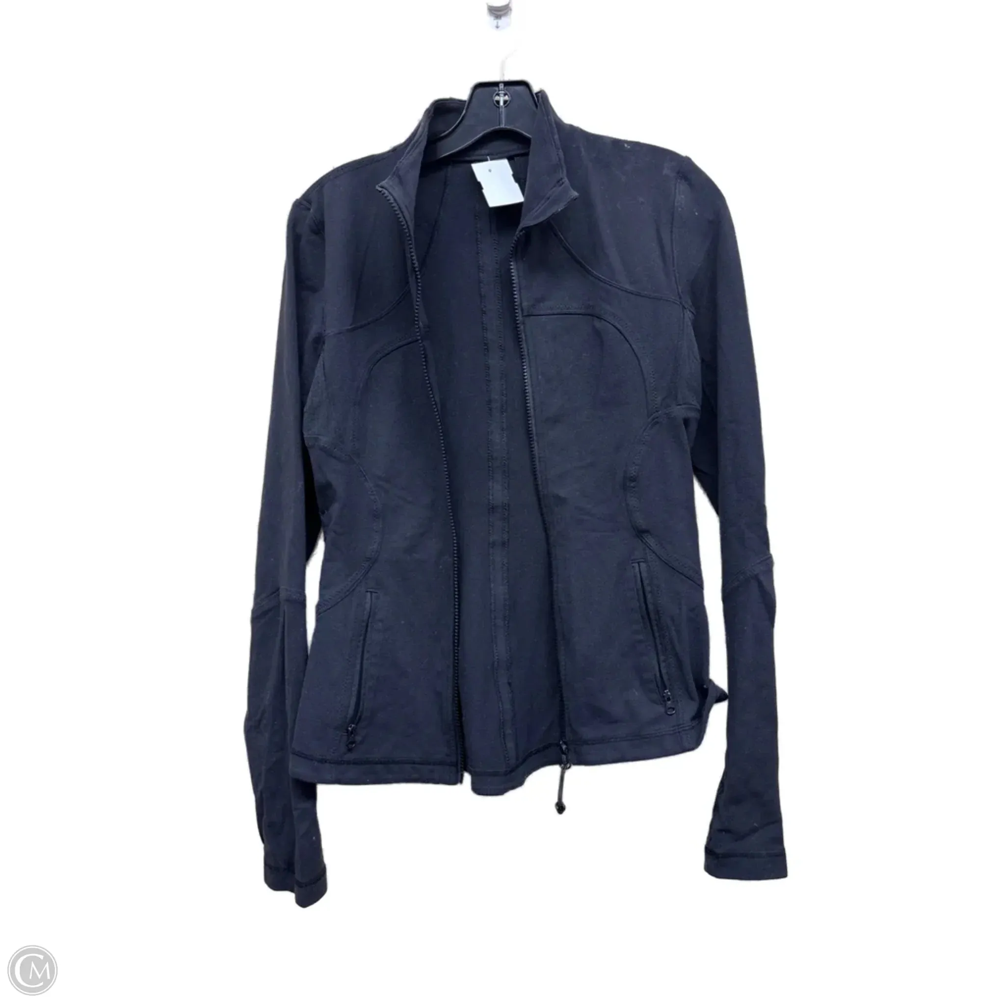 Thermal Lining Waterproof Zipper Closure Athletic Jacket By Lululemon In Black