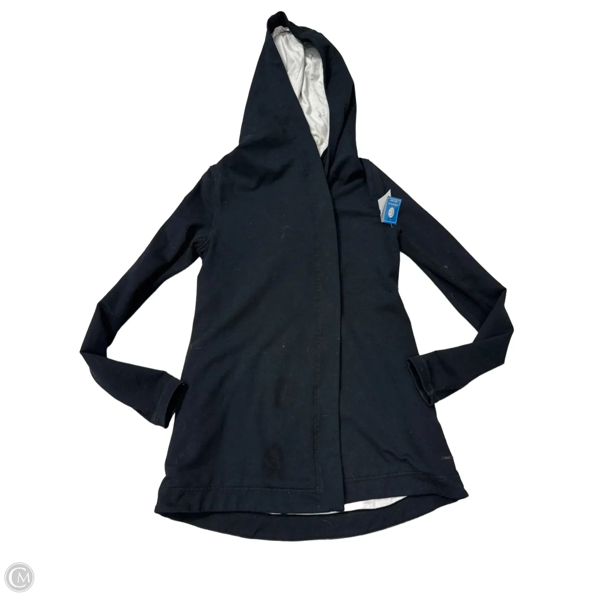 FullLengthZip Athletic Jacket By Lululemon In Black, Size: 4