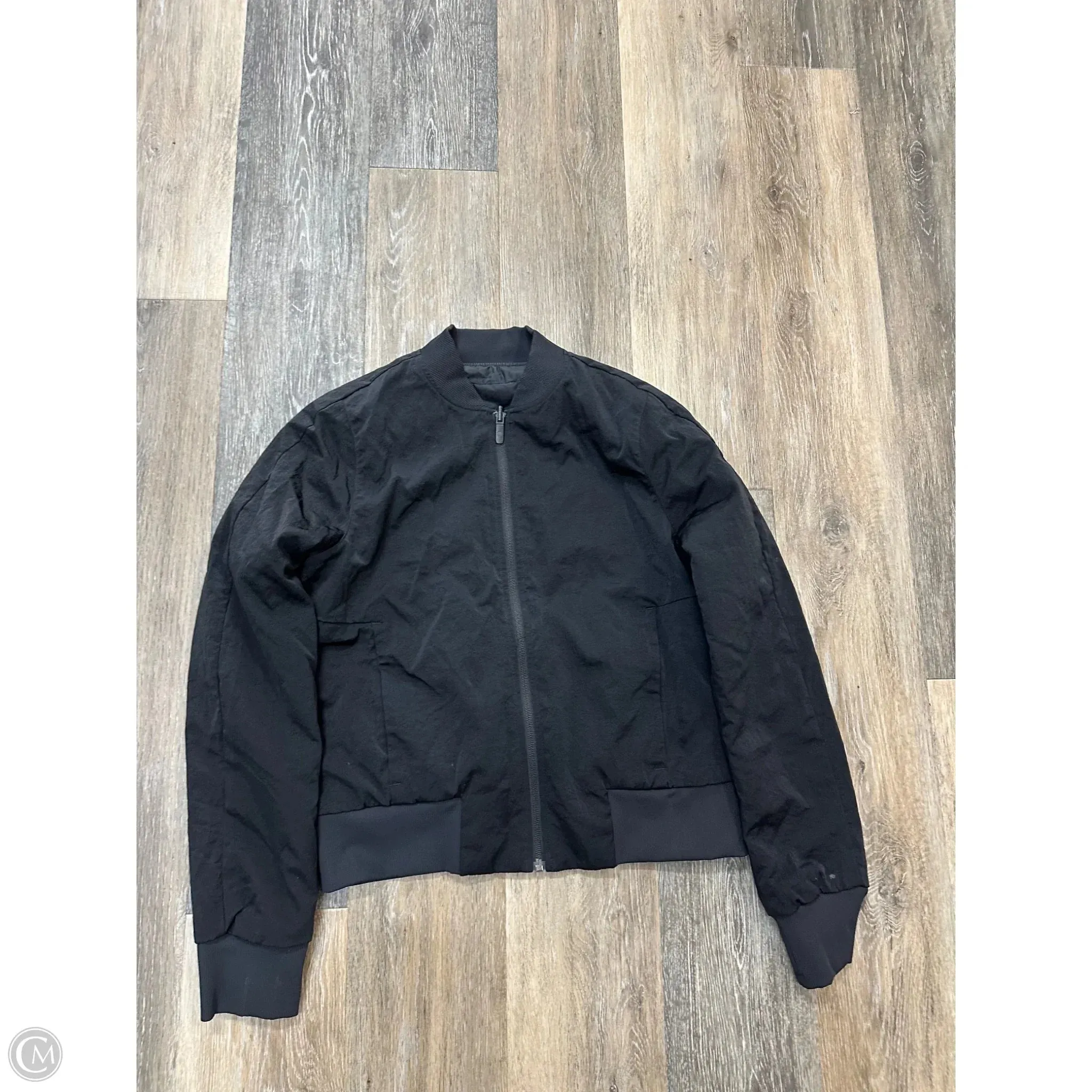 Athletic Jacket By Lululemon In Black, Size: 6 Holiday Trip Refined Style