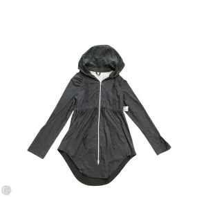 Stowable Hood Articulated Sleeves Athletic Jacket By Lululemon In Black, Size: S
