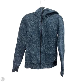 Athletic Jacket By Lululemon In Blue & White, Size: 4 Minimal Look