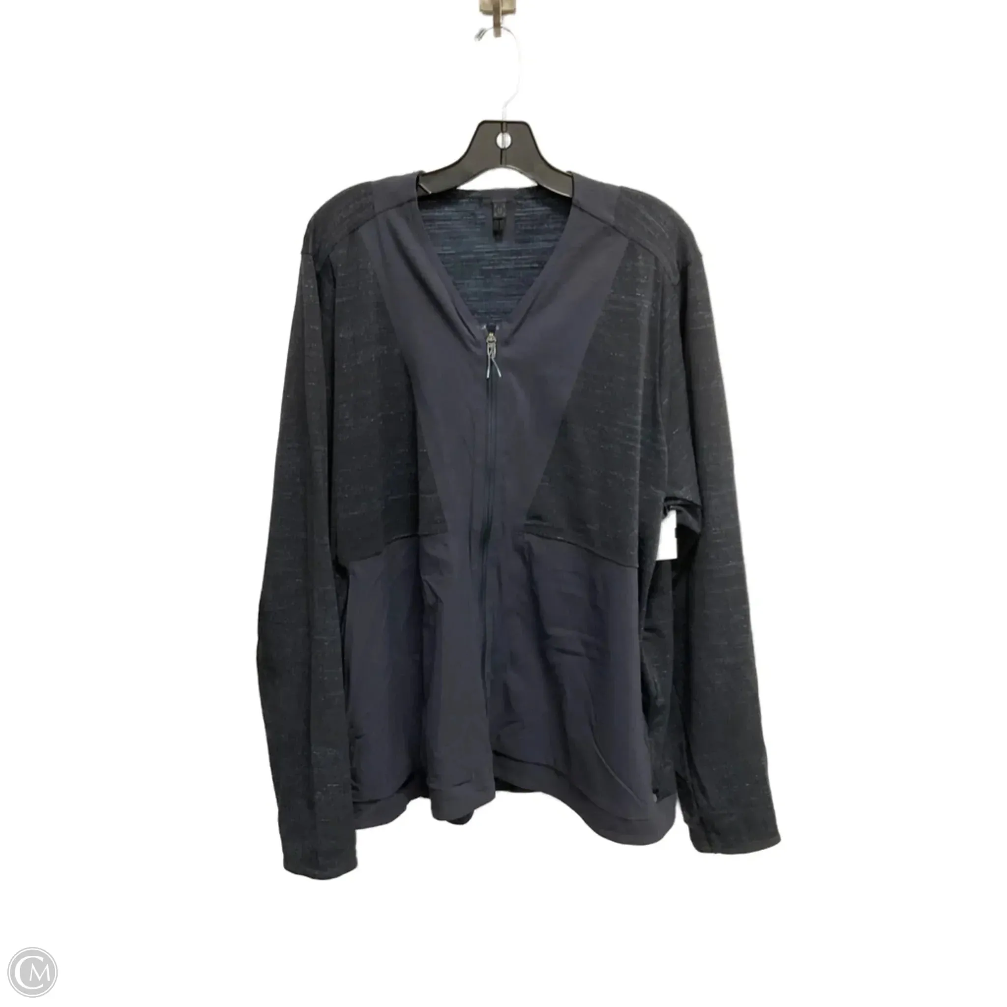 Athletic Jacket By Lululemon In Blue, Size: Xxl Everyday Look