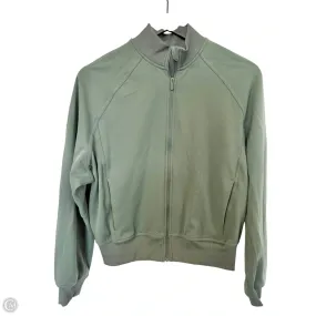 Weekend Ready Look Adjustable hood design Athletic Jacket By Lululemon In Green, Size: 6