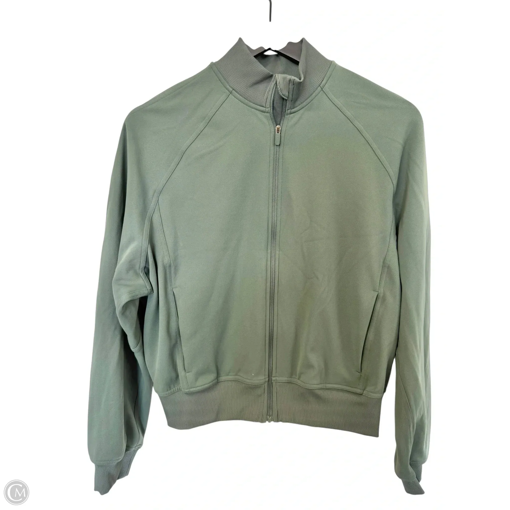 Weekend Ready Look Adjustable hood design Athletic Jacket By Lululemon In Green, Size: 6
