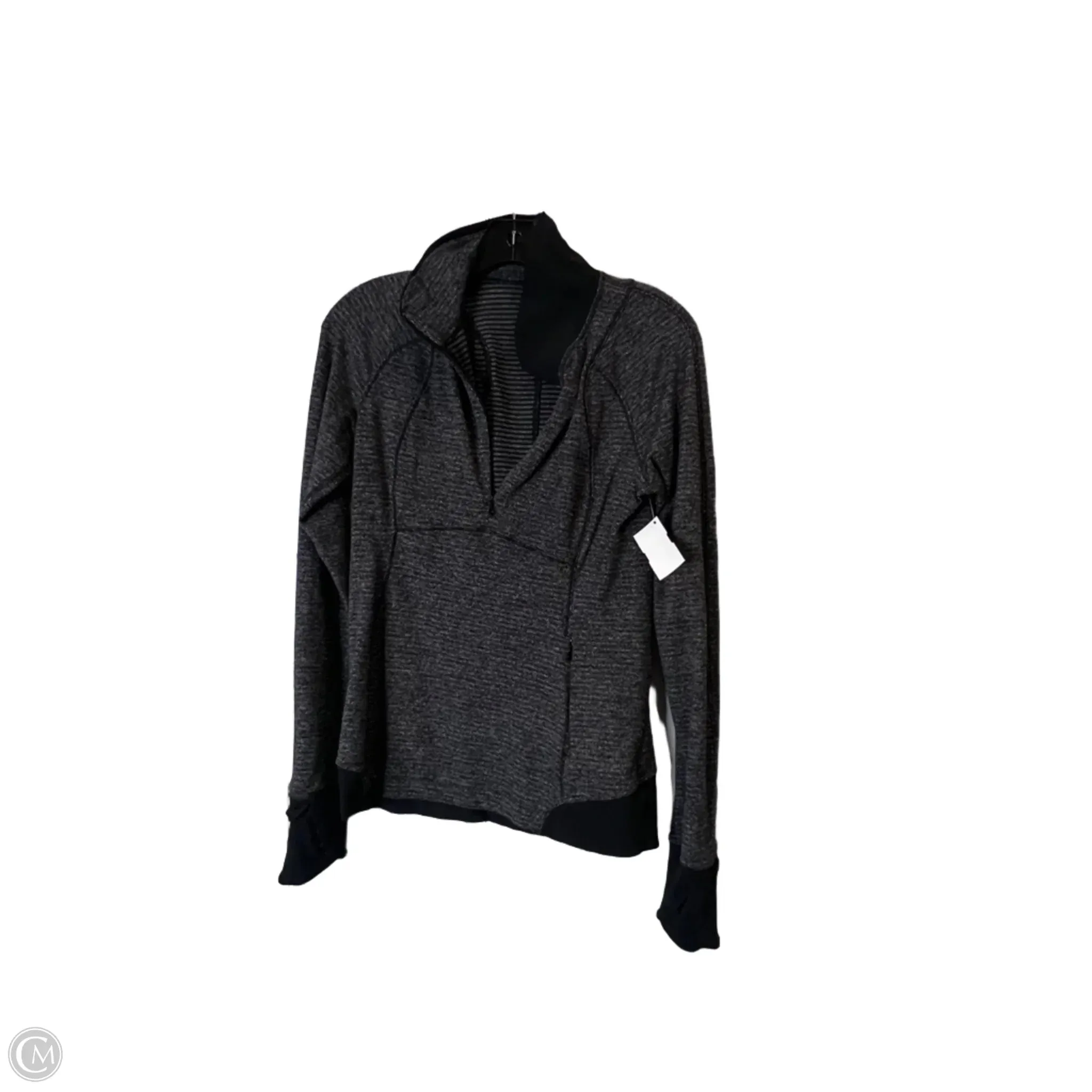Athletic Jacket By Lululemon In Grey, Size: 6 Sleek Comfort UV Protective