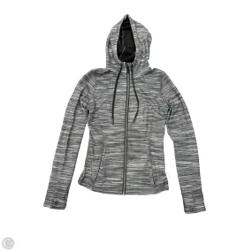 Athletic Jacket By Lululemon In Grey, Size: 8 Recycled Textile