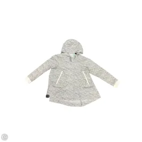 Athletic Jacket By Lululemon In Grey, Size: 8 Taped Seam Construction Tear Resistant Knit