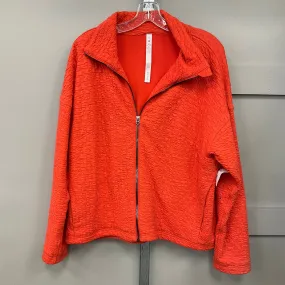 Bomber Cut ATHLETIC JACKET by LULULEMON In ORANGE, Size: 10