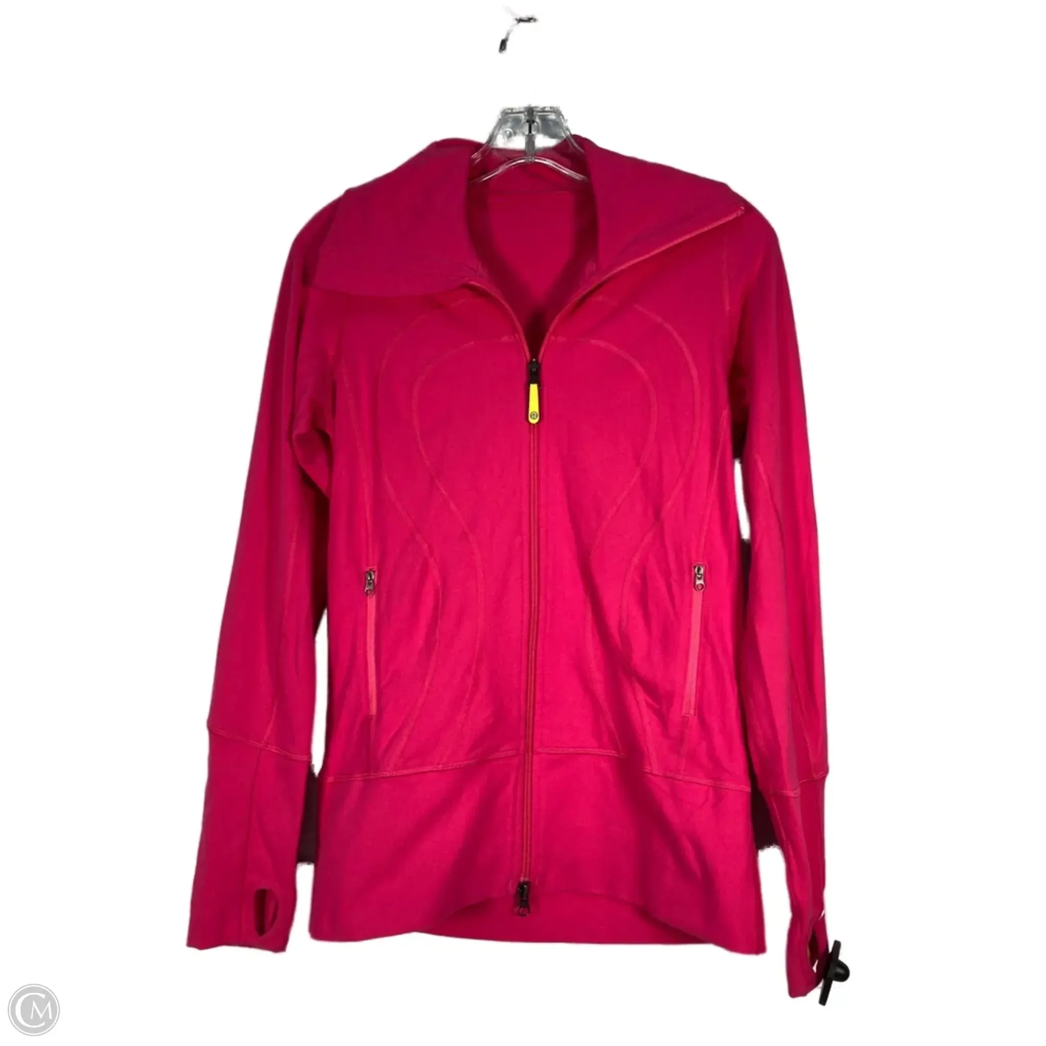 Convertible Style Weekend Ready Look Athletic Jacket By Lululemon In Pink, Size: S