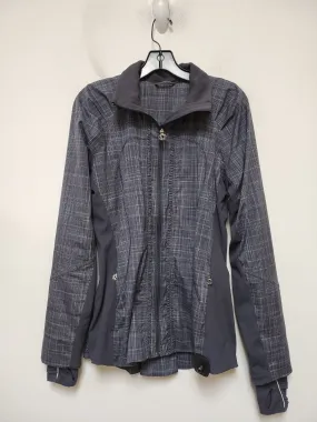 Athletic Jacket By Lululemon In Plaid Pattern, Size: M Soft Shell