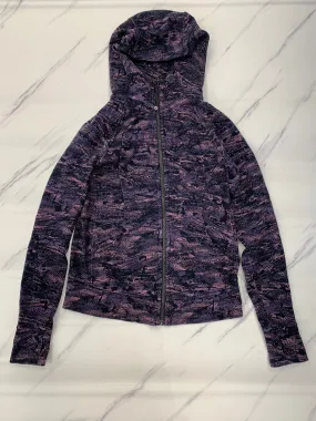 Flexible Side Gussets Athletic Jacket By Lululemon In Purple, Size: 8