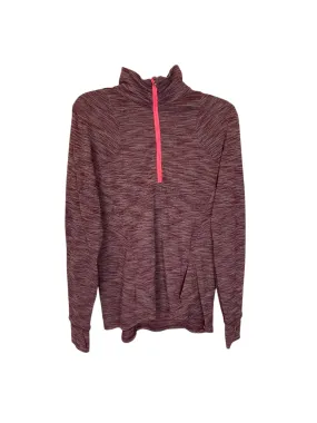 Layering Compatible Cut Athletic Jacket By Lululemon In Red, Size: 10