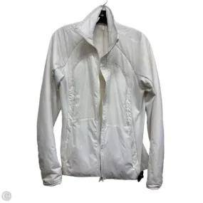 Thermal Reflective Lining Stylish Outer Layer Athletic Jacket By Lululemon In White