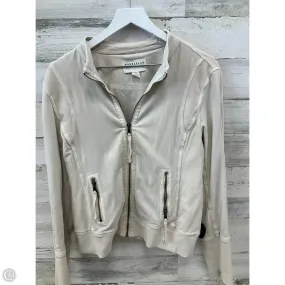 Athletic Jacket By Marrakech In Cream, Size: M SoftshellTexture Short Length