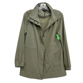 Snap Closures Quilted Interior Athletic Jacket By Metaphor In Green, Size:M