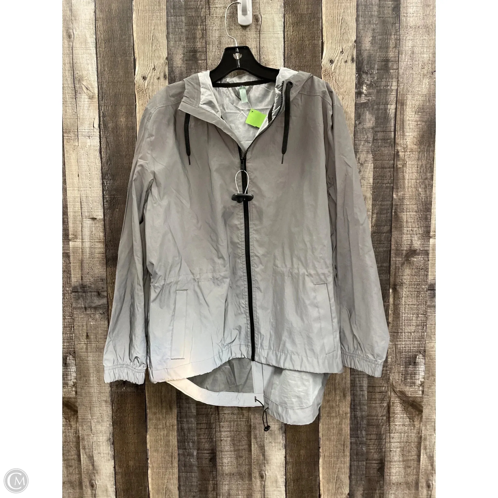 Athletic Jacket By Mta Pro In Silver, Size: S Affordable Fashion Subtle Design Detail
