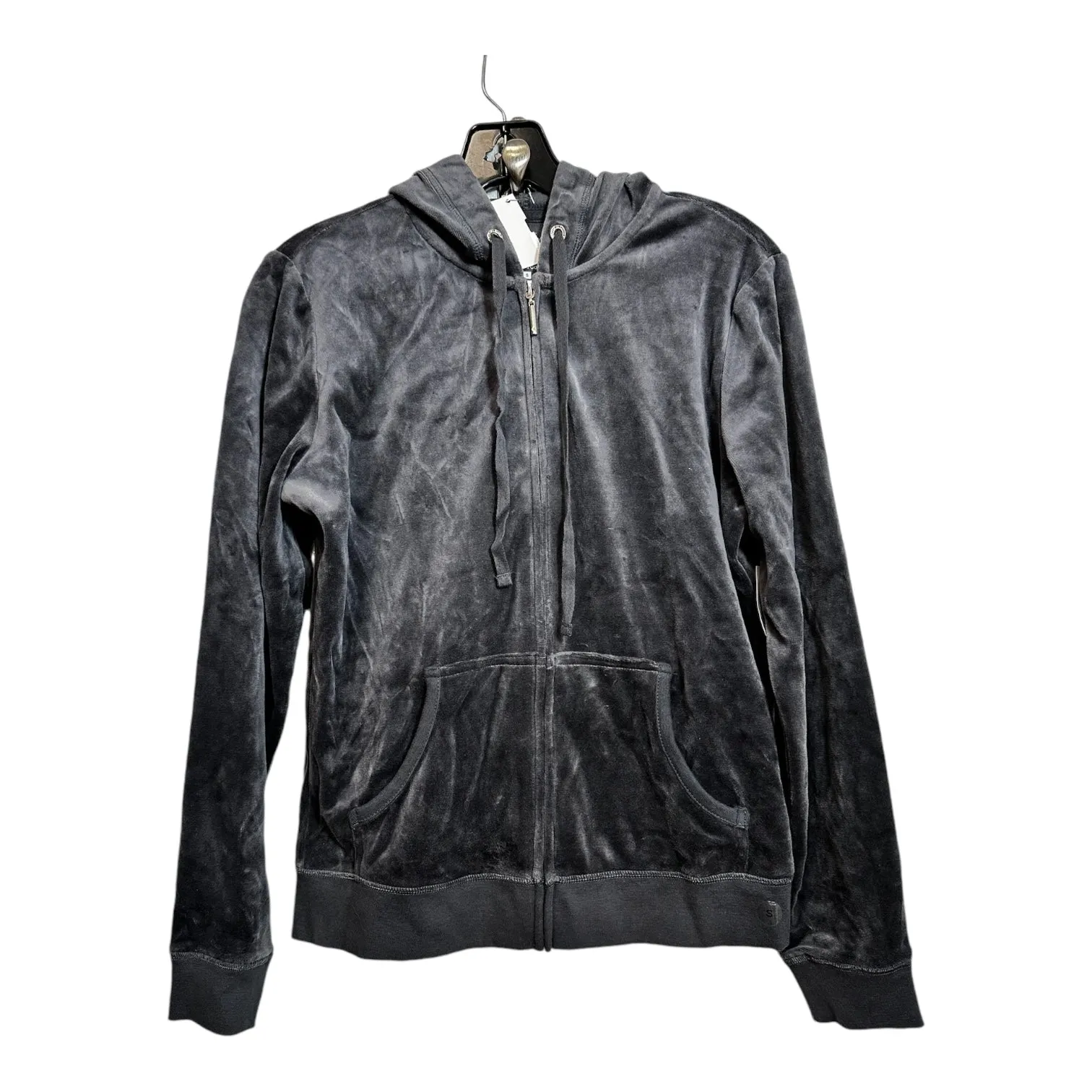 Athletic Jacket By New York And Co In Grey, Size: S Long Sleeves